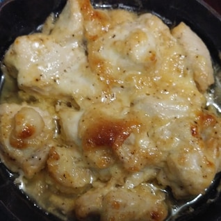 鶏マヨのスキレット焼き